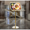 Hotel Welcome sign Holder Stand Guiding sign Lobby Sign YKL-MYA-36